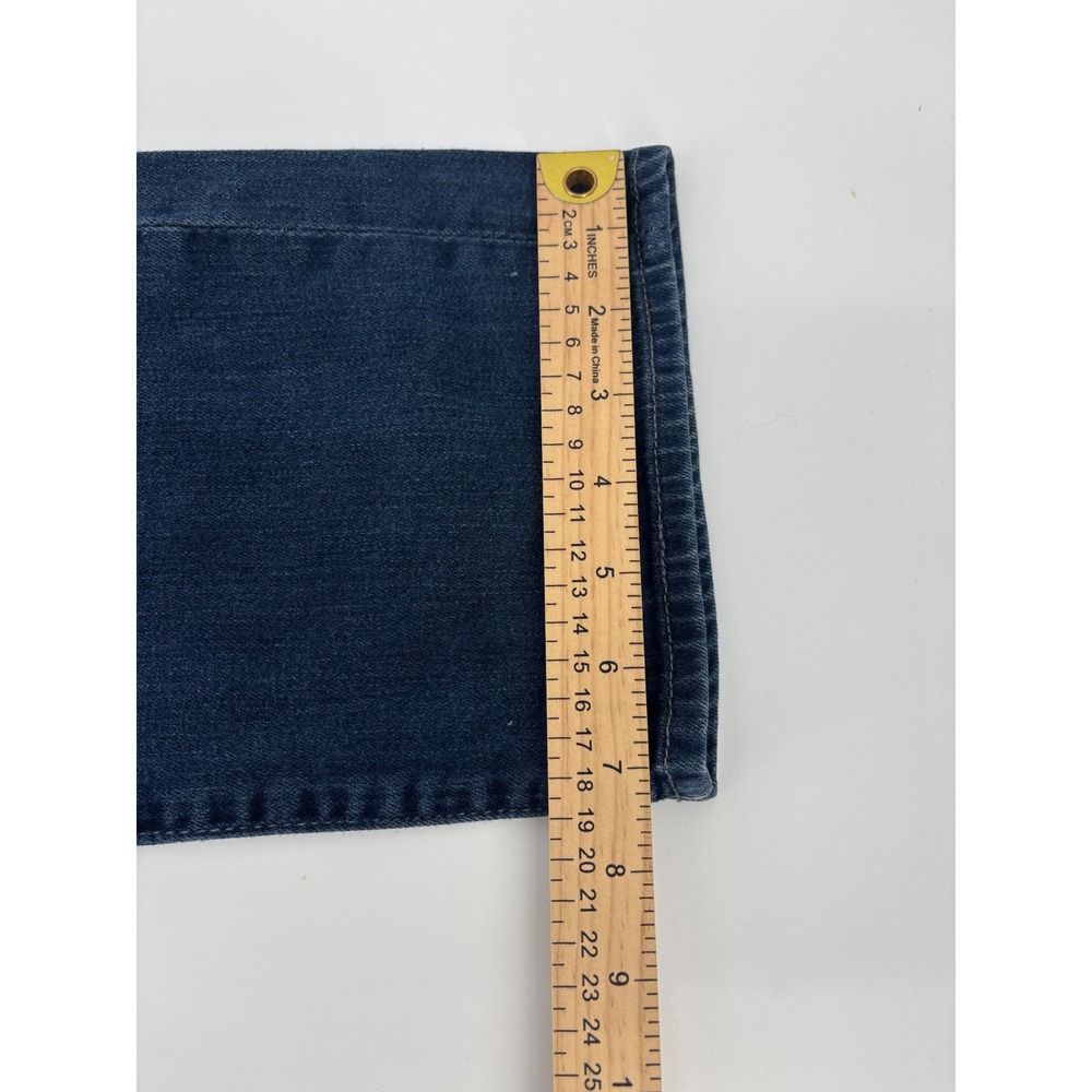 7 For All Mankind Slimmy Luxe Performance Mens Dark Wash Slim Straight Jeans 33 - Picture 6 of 12